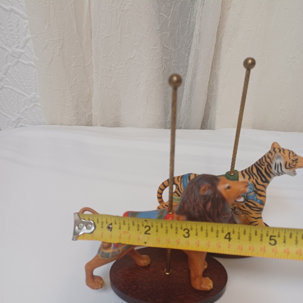 Vintage 1988 Tiger and Lion Figurine Set - Picture 10 of 16